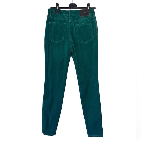 MIU MIU Corduroy Skinny Jeans In Emerald Green Size 42 - Picture 3 of 9